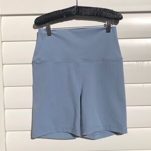 Yogalicious Light Blue Stretchy Bike Shorts